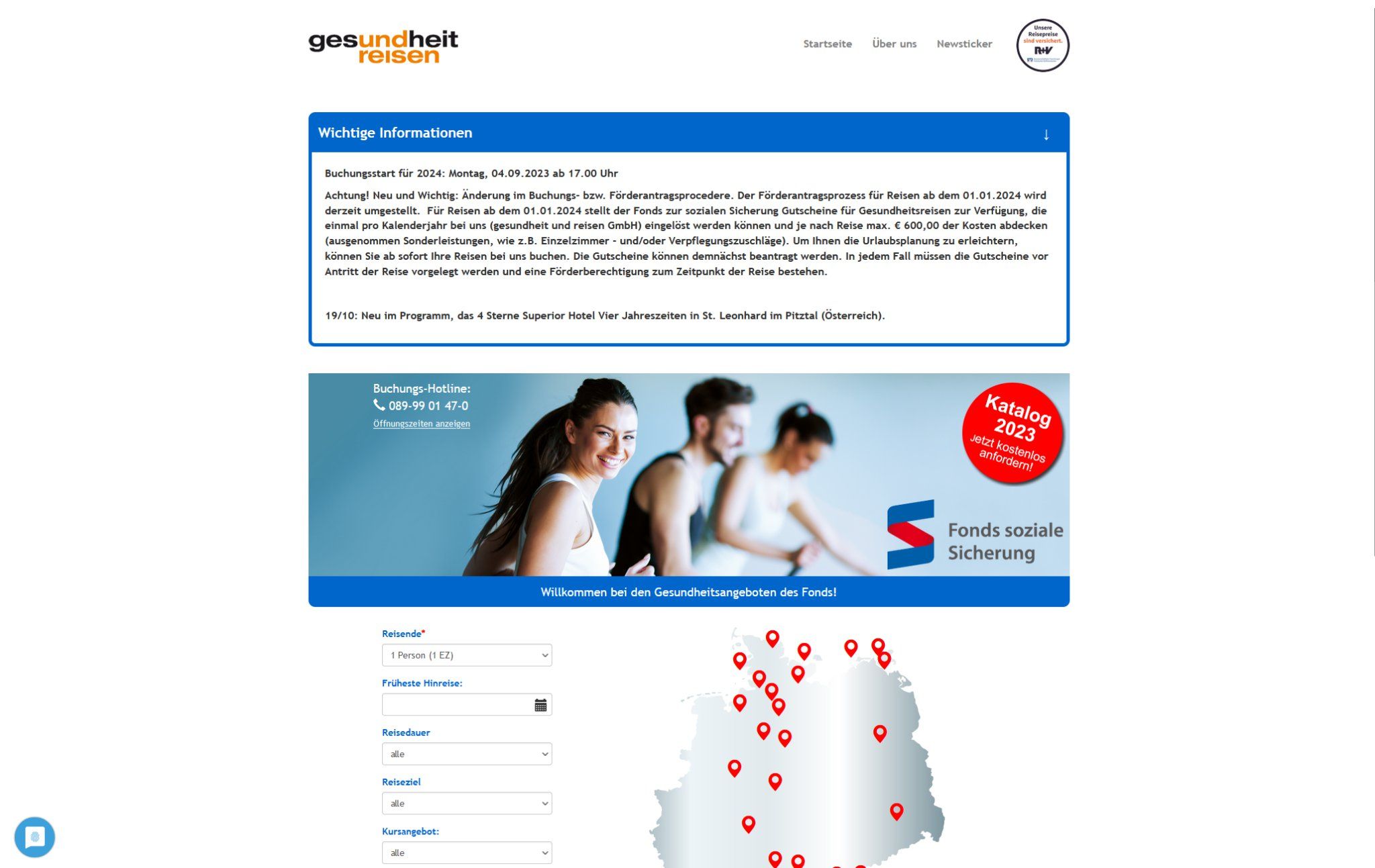 Gesundheitsreisen Portal