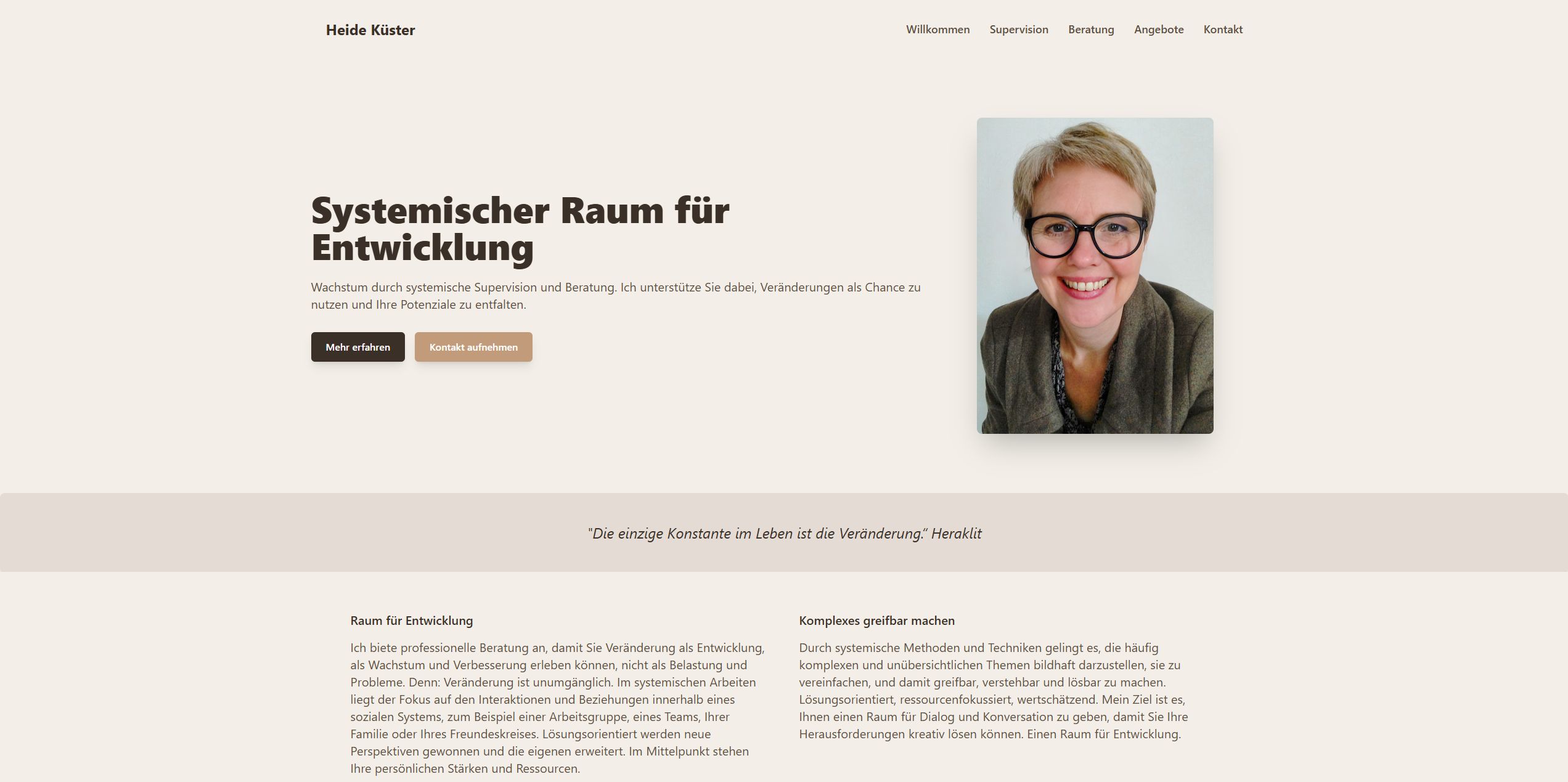 Heide Küster Webseite